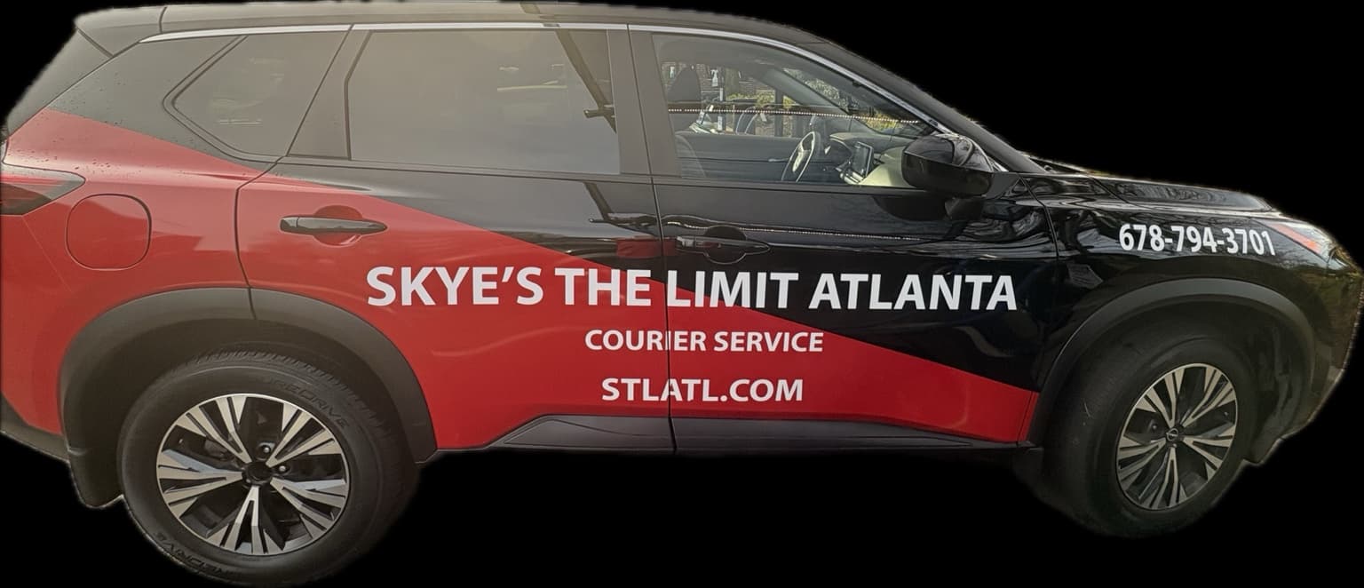 Skye’s The Limit Atlanta courier vehicle